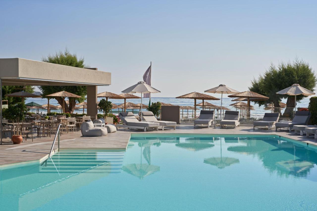 Atlantica Amalthia Beach Hotel - Adults Only Agia Marina 外观 照片