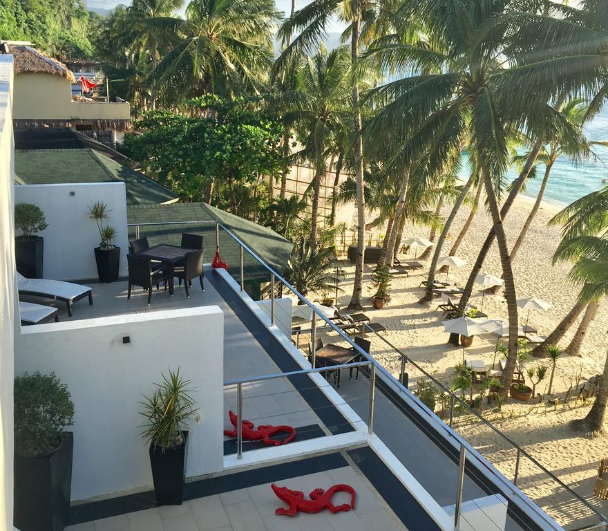 日落海滩一室公寓式酒店 Manoc-Manoc 外观 照片