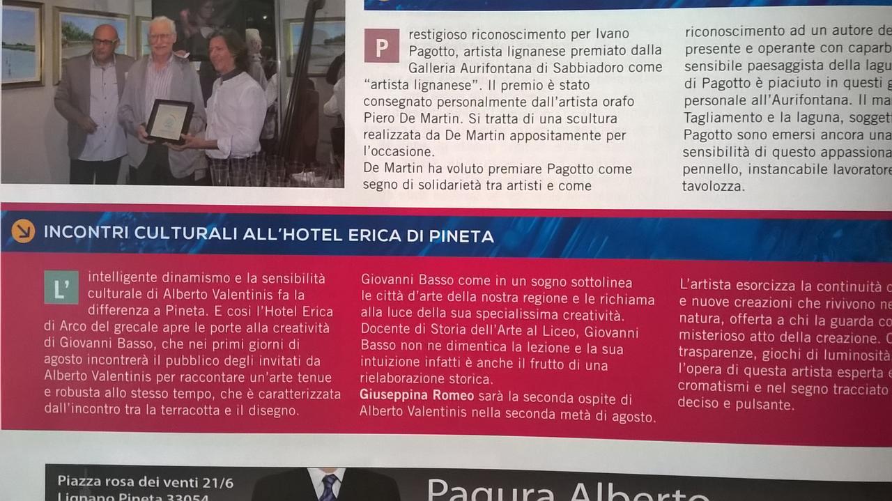 Suite Erica Lignano Hotel 利尼亚诺萨比亚多罗 外观 照片