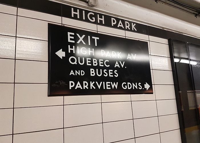High Park Subway photo