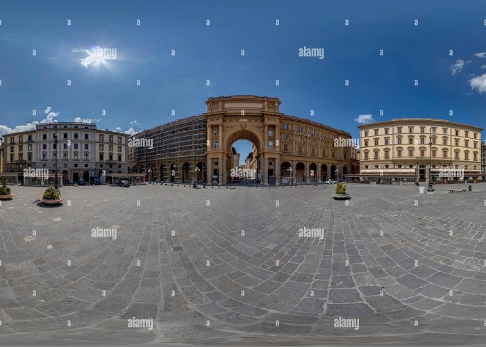 Piazza della Repubblica 360° view of An unusual and never-before-seen Piazza della ... photo