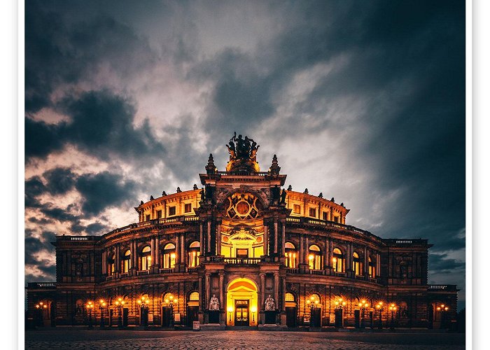 Semperoper Semperoper Dresden - Dramatic print by Jan Wehnert | Posterlounge photo