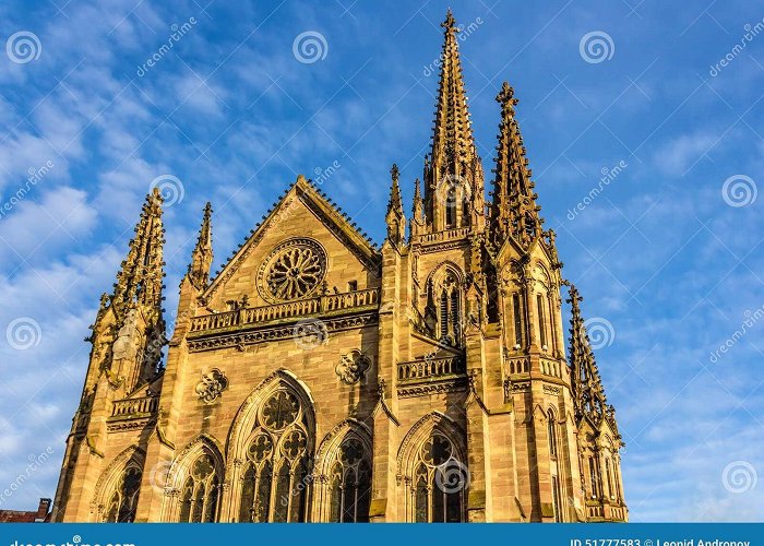 Temple Saint-Étienne Mulhouse Temple Saint-Etienne of Mulhouse Stock Image - Image of cathedral ... photo