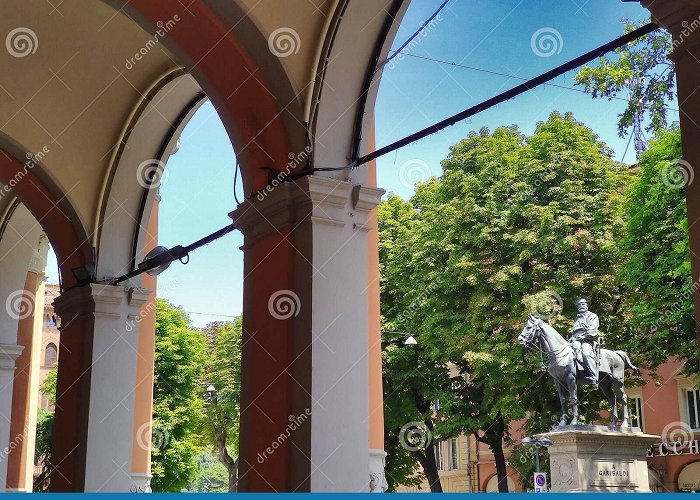 Via dell'Indipendenza Giuseppe Garibaldi Monument Seen from Via Dell`Indipendenza ... photo