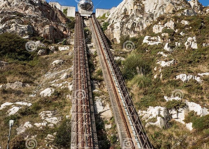 Park of Mount San Pedro A Coruna, Spain - Panoramic Elevator of San Pedro Editorial ... photo