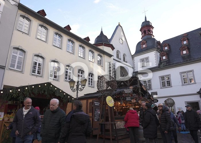 Jesuitenplatz Christmas Market on Jesuitenplatz at Chr... | Stock Video | Pond5 photo