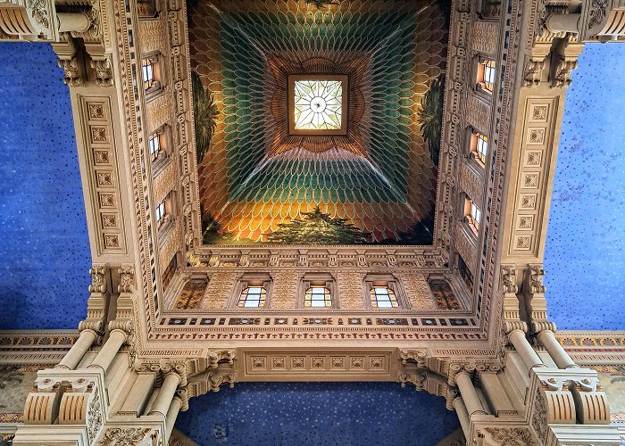 Synagogue of Rome Ceiling of the Great Synagogue of Rome : r/Judaism photo