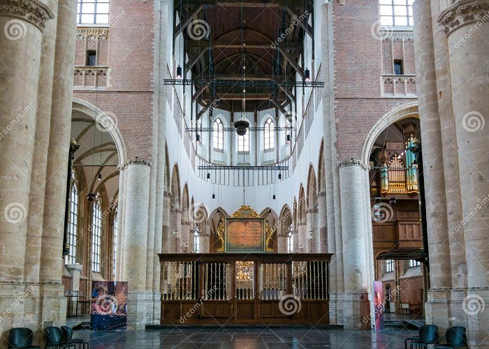 Pieterskerk Church Interior of Pieterskerk in Leiden, Netherlands Editorial ... photo
