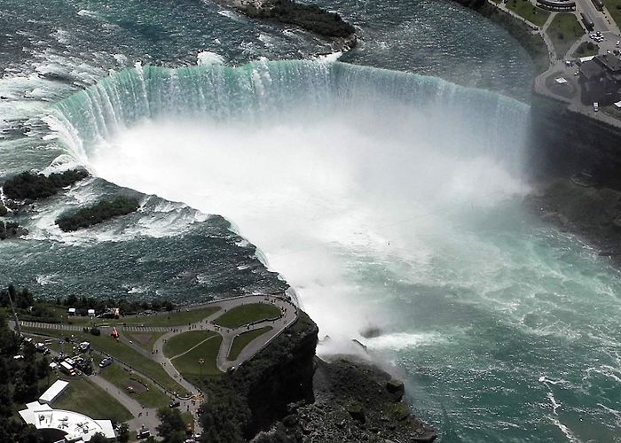 Horseshoe Falls Man swept over Canadian side of Niagara Falls survives 57-meter ... photo