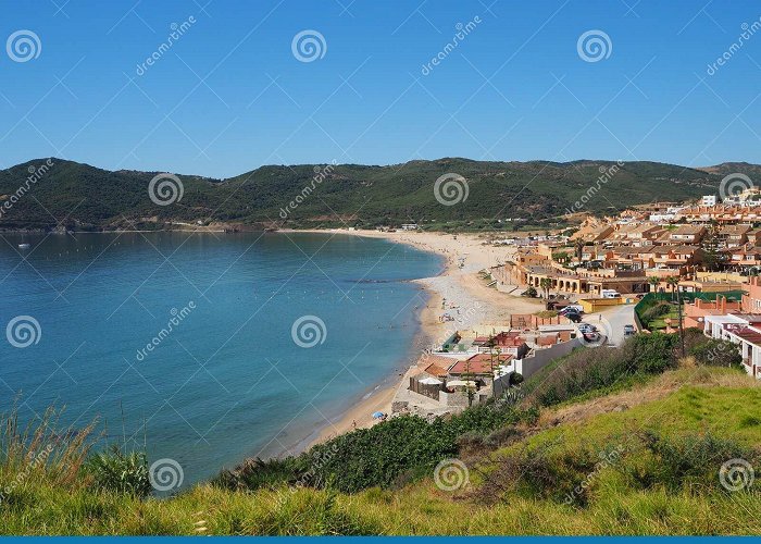 Playa Getares View Across the Sea and Beach Stock Photo - Image of algeciras ... photo