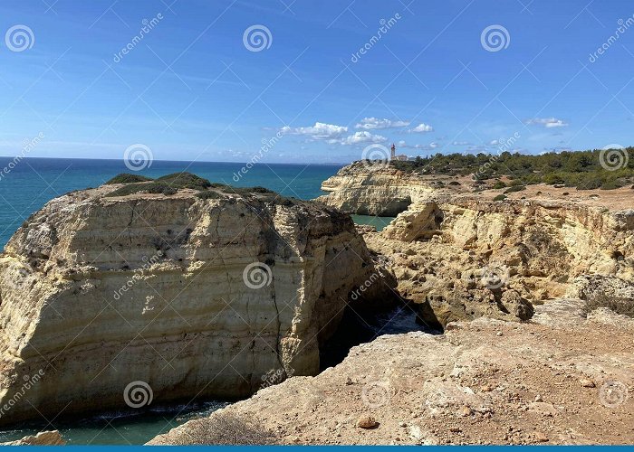 Benagil Cave Hike Along the Algarvian Coast in Lagoa, Algarve, Portugal Stock ... photo