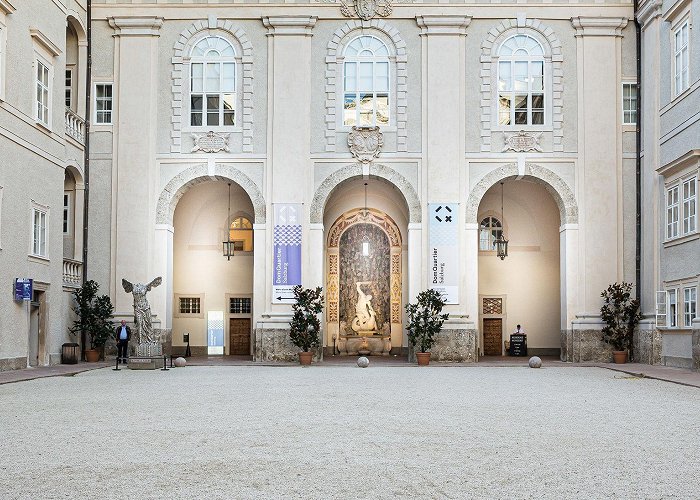 DomQuartier Salzburg Inner courtyard of the Salzburg Residenz - DomQuartier photo