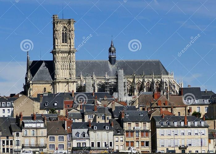 Cathedrale Saint Cyr Sainte Julitte De Nevers The Saint-Cyr-et-Sainte-Julitte Cathedral Dominating the Houses of ... photo