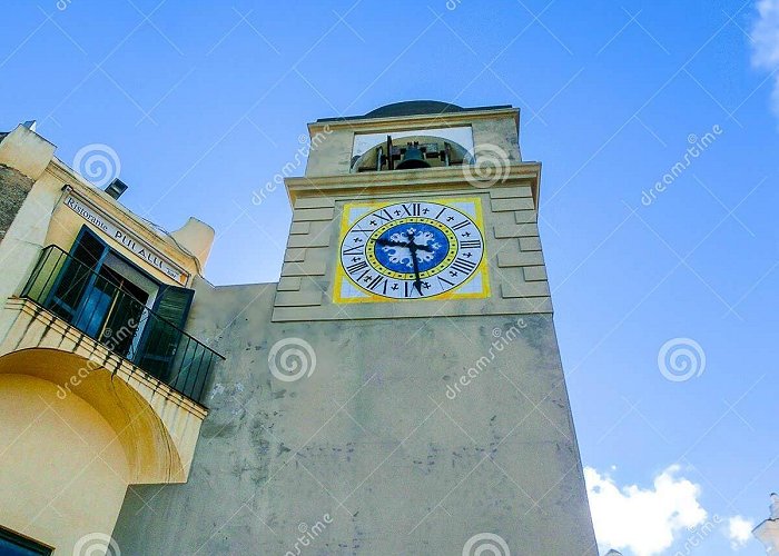 Piazza Umberto I Clocktower on Piazza Umberto I Stock Photo - Image of holiday ... photo