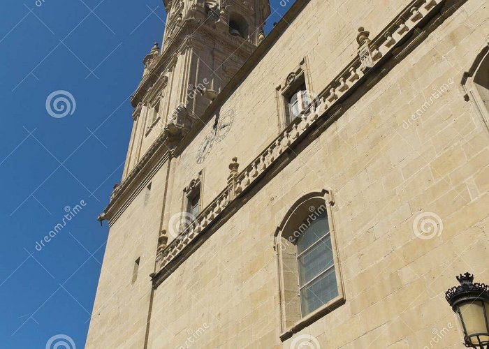 Sta. Mª de La Redonda Procathedral Santa Maria in Logrono La Rioja. Spain. Stock Image - Image of ... photo