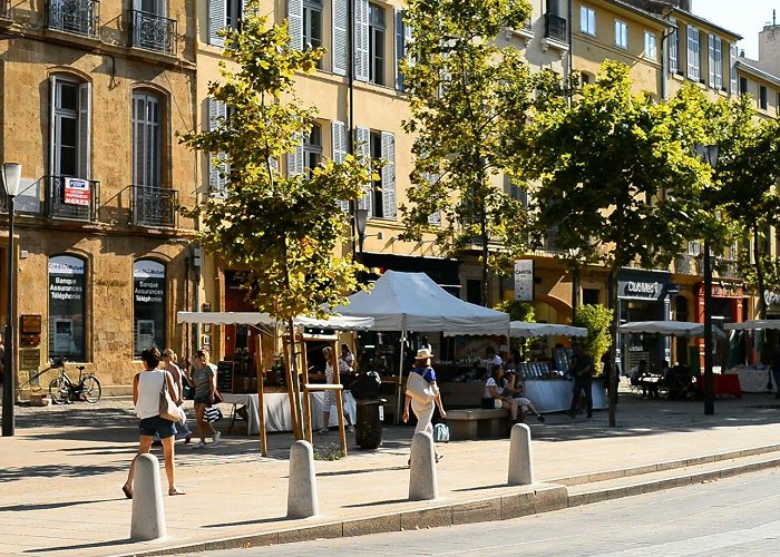 Cours Mirabeau Cours Mirabeau, Aix en Provence, France,... | Stock Video | Pond5 photo