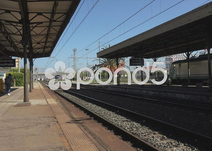 Stazione Livorno Centrale Livorno Italy central railroad train sta... | Stock Video | Pond5 photo