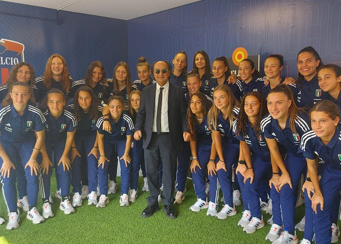 Stadio San Vito-Gigi Marulla Che accoglienza al 'San Vito-Marulla' per le Azzurrine: il saluto ... photo