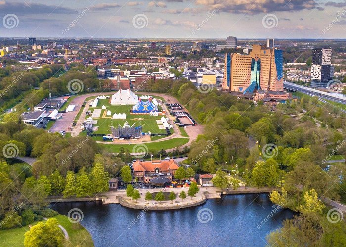 Stadspark Aerial View Groningen City from Stadspark Area Insta Stock Photo ... photo