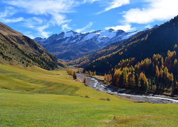 Maseben Lift To the Melager Alm alpine pasture, Vallelunga/Langtaufers ... photo