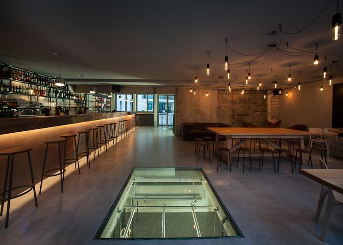 Helsinki Club Zurich Frameweb | Helsinki Zurich busts the social moves at a gymnasium-bar photo