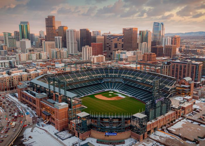 Coors Field Coors Field From Above : r/ColoradoRockies photo