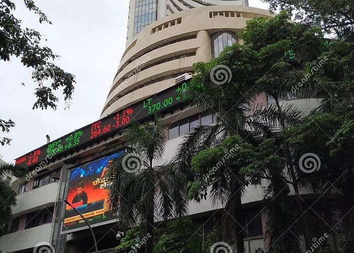 Dalal Street Stock Market at Dalal Street Mumbai, Bombay Stock Exchange ... photo