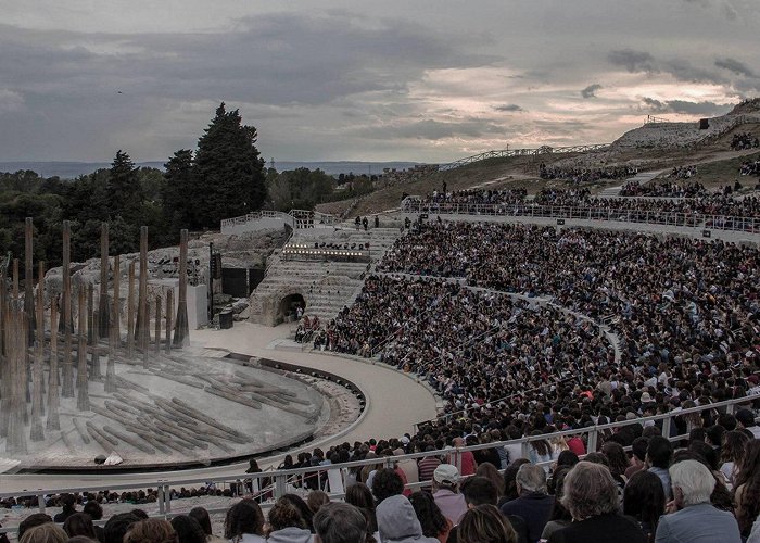 Greek Theatre Stefano Boeri designs scenography for Greek theatre Syracuse. A ... photo