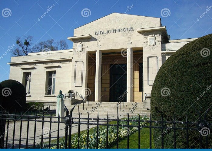 Carnegie Library CarnÃ©gie Art Deco Library in Reims Marne Stock Photo - Image of ... photo