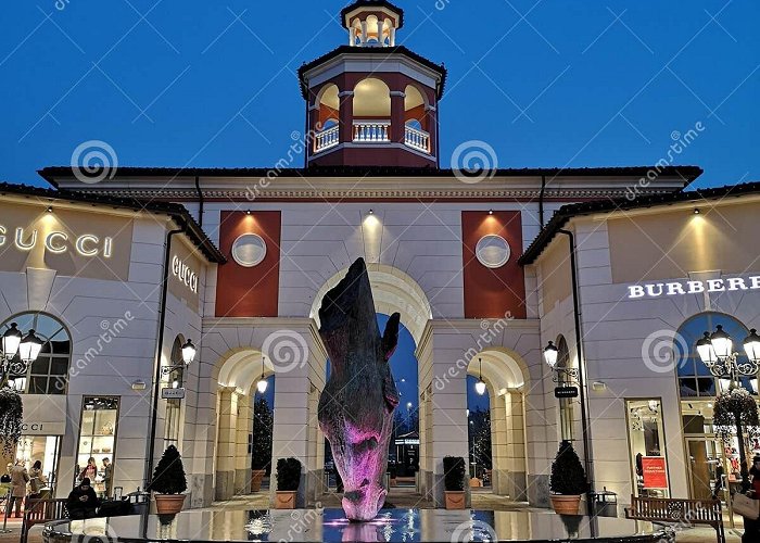 Serravalle Designer Outlet SERRAVALLE SCRIVIA, ITALY - January, 2020: Designer Outlet in the ... photo