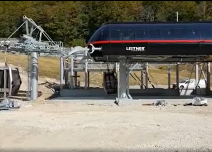 Valle delle Gravare di Sotto Roccaraso, il video della nuova cabinovia a dieci posti Pallottieri photo