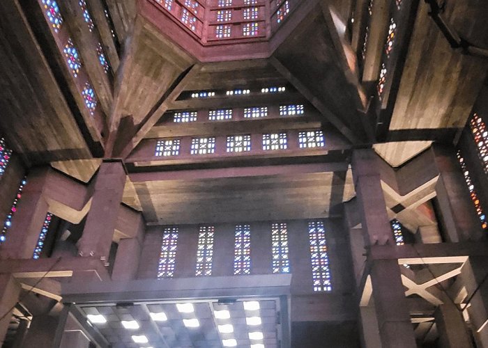 Saint-Michel's Church interior of St. Joseph's church, Le Havre, France : r/ArchitecturePorn photo