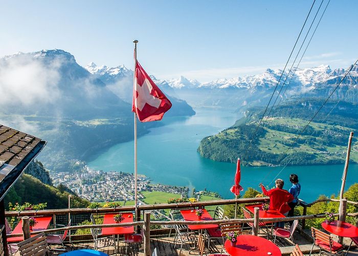 Seilbahn Brunnen Urmiberg Timpelweid mountain restaurant, Urmiberg • Restaurant ... photo