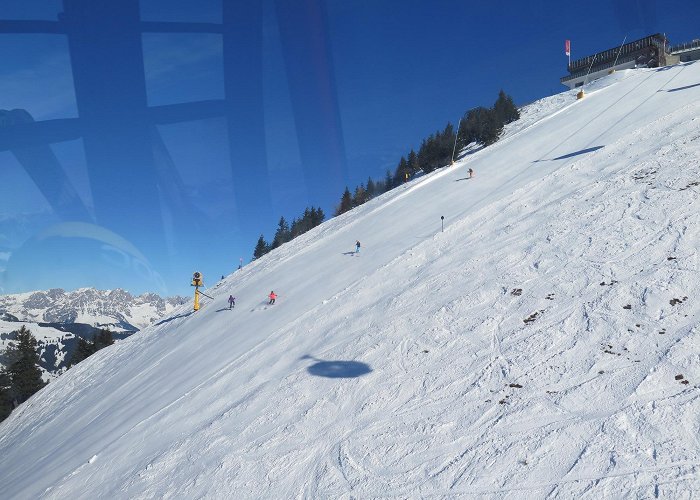 Gampenkogel Westendorf/SkiWelt, Austria, Jan. 24, 2017 | Liftlines Skiing and ... photo
