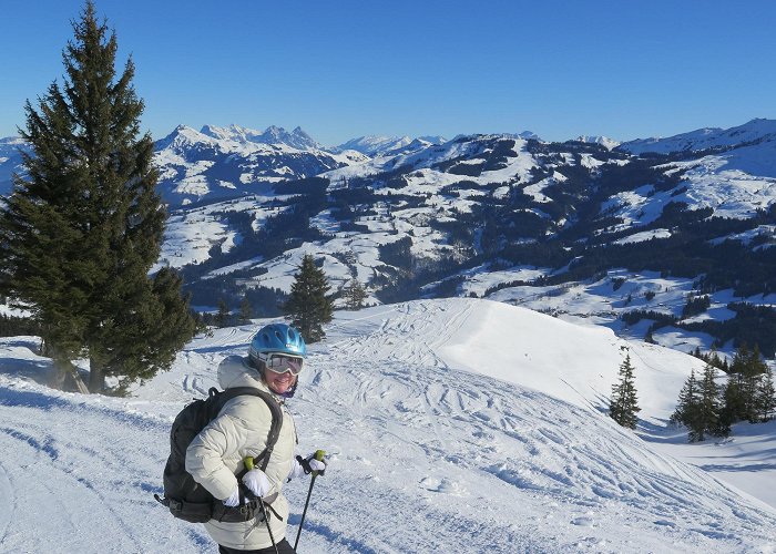 Gampenkogel Westendorf/SkiWelt, Austria, Jan. 24, 2017 | Liftlines Skiing and ... photo
