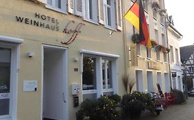 Hotel Weinhaus Hoff 莱茵河畔的巴特霍内夫 Exterior photo
