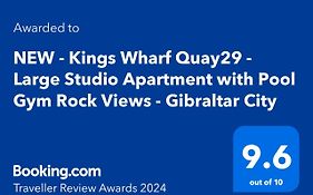 Kings Wharf Quay29 - Large Studio Apartment With 3 Pools - Gym - Rock Views - Holiday And Short Let Apartments In 直布罗陀 Exterior photo