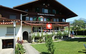 Hotel Restaurant Sunnmatt Aeschi Bei Spiez Exterior photo