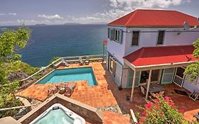 St Thomas Cliffside Villa With Pool And Hot Tub! Lovenlund Exterior photo