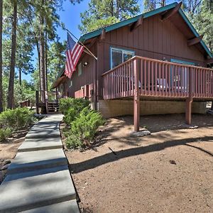 Rustic-Chic Prescott Cabin With Deck In Wooded Area!别墅 Exterior photo