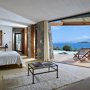 Luxury Crete Villa Villa Daphne Private Pool Ocean Front 1 Bdr Nikolaos Havania Exterior photo