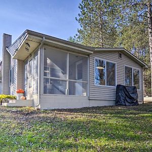 BucksRiverfront Grayling Retreat With Fire Pit And Dock!别墅 Exterior photo