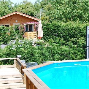 ChalandreyThe Cabin With Heated Outdoor Pool别墅 Exterior photo
