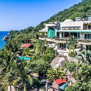 Luxury Beach Frontage Villa For Rent 巴亞爾塔港 Exterior photo