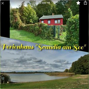 Ferienhaus Scandia Am See Warnitz Exterior photo