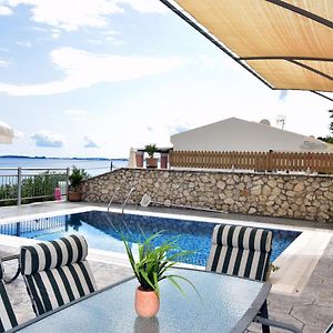 Corfu Sea View Villa - Cleo 巴尔巴蒂 Exterior photo