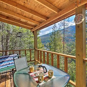 TroyPrivate Yaak River Hideaway With Deck And Mtn Views!别墅 Exterior photo