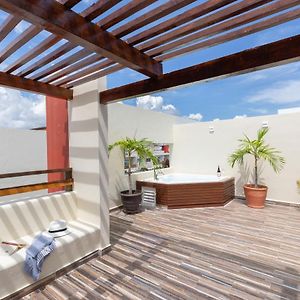 Phenomenal Combo Of 2 Separate Ph 1 In Playa Del Carmen With Private Jacuzzi, Chic Amenities, Gym And 2 Rooftops Exterior photo