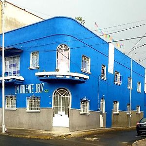 Hostal Azul Puebla Barrio El Alto酒店 Exterior photo