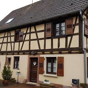 Gite Au Petit Ruisseau-Etage Et Combles-Maison Alsacienne 4 Personnes 3 Nuitees Minimum Langensoultzbach Exterior photo